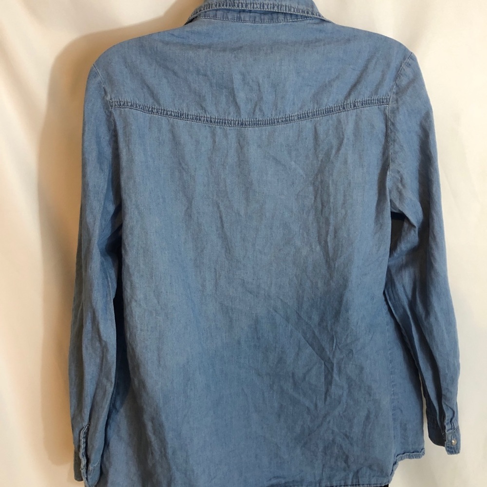 Button Up Jean Shirt - Picture 2 of 2